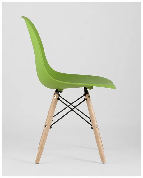 Стул Eames Style DSW зеленый x4 (разборный каркас) фото 6