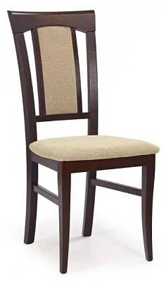 Стул Halmar KONRAD (темный орех/t.beige)