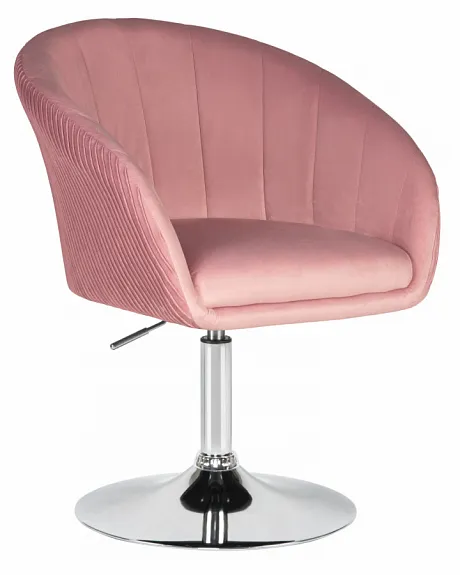Кресло дизайнерское EDISON (розовый велюр (1922-16))