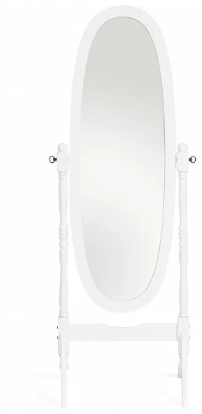 Зеркало NY-4001 дерево, 52,5х51х150 см, white (белый) фото 4