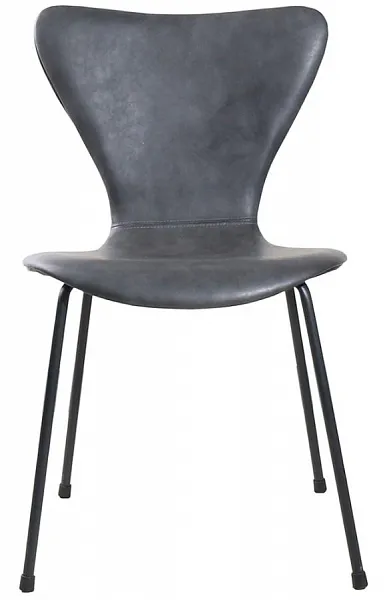 Стул Seven Leather серый фото 2
