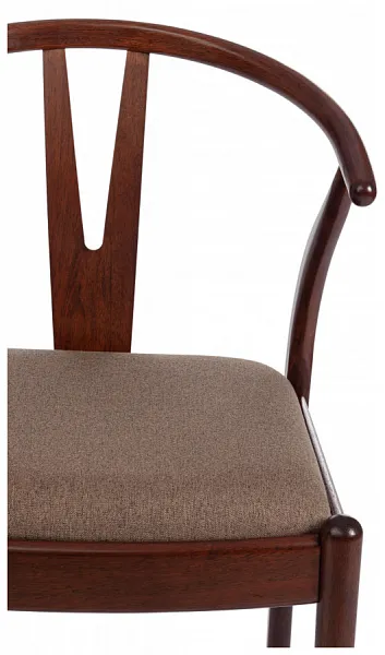 Стул WISHBONE темный орех/коричневый фото 7