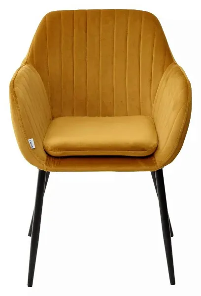 Стул ALABAMA BLUVEL-68 YELLOW, велюр фото 2