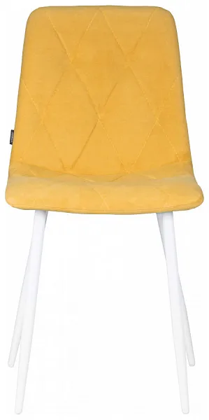 Стул CHILLY ROMBO Горчичный Simple 15, основание белый фото 7