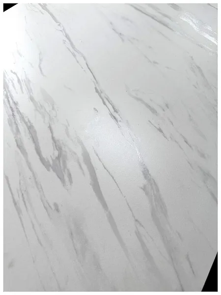 Стол MATERA 160 MARBLES KL-99 Белый мрамор матовый, итальянская керамика/ черный каркас, ®DISAUR фото 3
