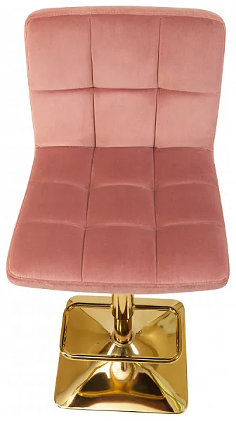 Стул барный GOLDIE пудрово-розовый велюр MJ9-32 фото 8