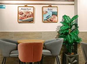Барная стойка для кафе-пекарни Cinnabon на Сенной площади в Санкт-Петербурге Фото 11