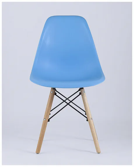 Стул Eames Style DSW голубой x4 (разборный каркас) фото 7