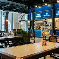 Барная стойка для кафе-пекарни Cinnabon в ТРК Vokzal 1853