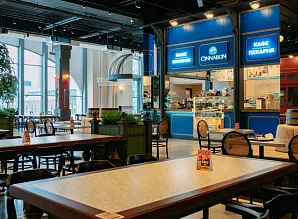 Барная стойка для кафе-пекарни Cinnabon в ТРК Vokzal 1853 Фото 4