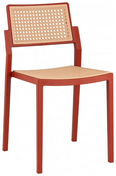 Стул пластиковый Milto красный фото 2