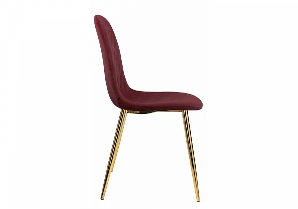 Стул на металлокаркасе Dabl wine red фото 3