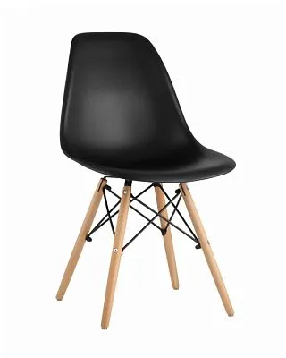 Стул Eames Style DSW черный (разборный каркас)
