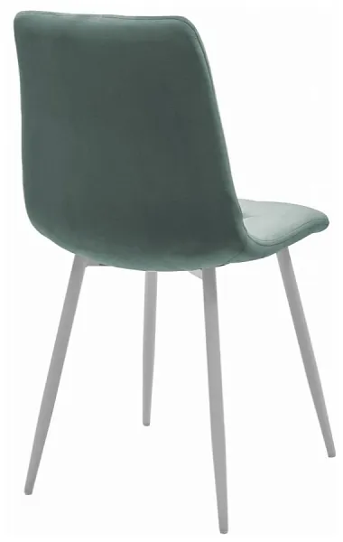 Стул BARI UF910-15 LIGHT GREEN, велюр / белый каркас фото 5