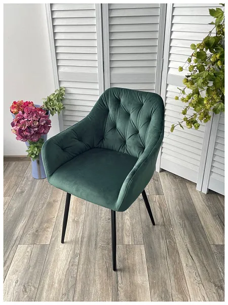 Стул PERU BLUVEL-78 GREEN, велюр фото 2