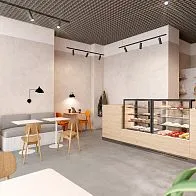 Дизайн-проект кофейни Bodro Coffee в Башне Федерация