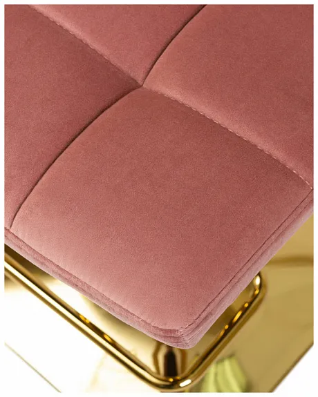 Стул барный GOLDIE пудрово-розовый велюр MJ9-32 фото 9