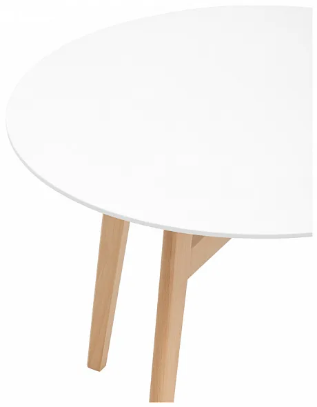 Стол обеденный Target Circle 90*90 белый фото 3