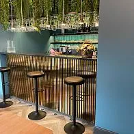 Барная стойка и мебель для ресторана ALCEDO в Москве