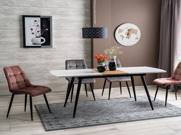 Стул кухонный Signal CHIC Velvet Bluvel 14 (серый/черный) фото 2