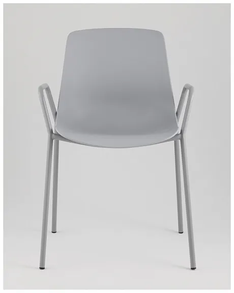 Стул Kaira пластик серый фото 4