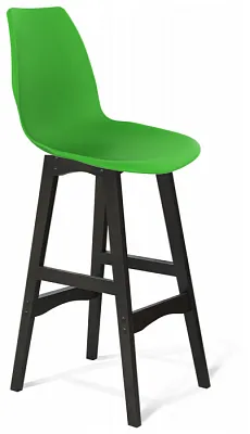 Стул барный SHT-ST29/S65 зеленый ral6018/венге