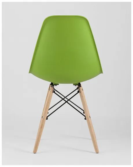 Стул Eames Style DSW зеленый (разборный каркас) фото 8