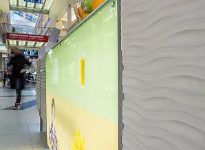 Островная барная стойка для бара SHAKE UP в ТЦ Метрополис Фото 10