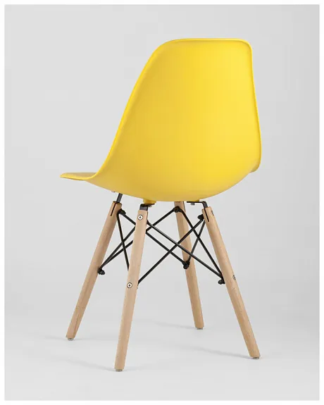 Стул Eames Style DSW желтый (разборный каркас) фото 9