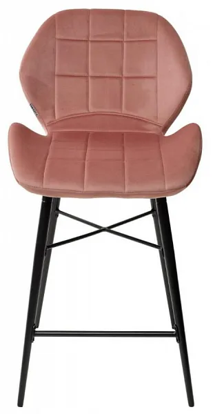 Полубарный стул MARCEL BLUVEL-52 PINK (H=65cm), велюр фото 2