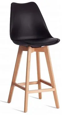 Стул барный TULIP BAR (mod. C1014H-1), черный
