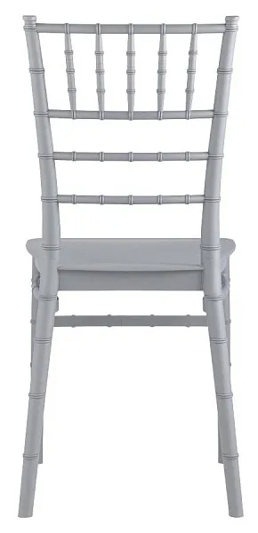 Стул Chiavari (Кьявари) пластик серебряный фото 4