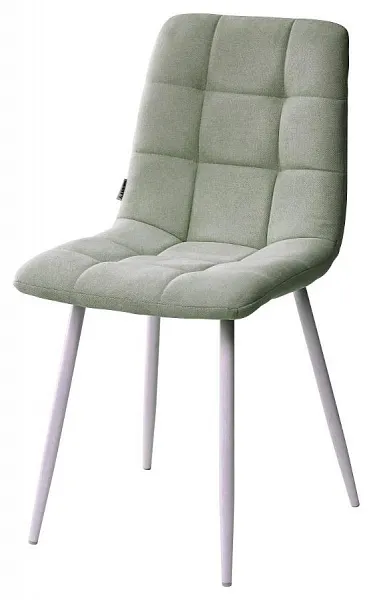 Стул CHILLI UF860-11B мятный, ткань/ белый каркас