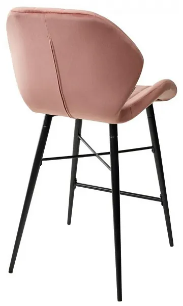Полубарный стул MARCEL BLUVEL-52 PINK (H=65cm), велюр фото 3