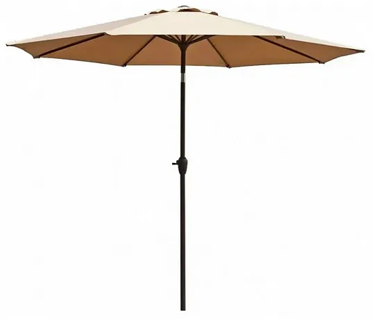 Зонт для сада AFM-270/8kR-Beige (с наклоном)