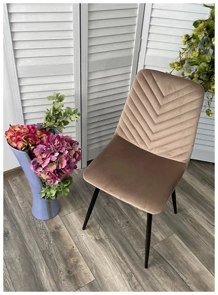 Стул DUKE BLUVEL-40 BEIGE, велюр фото 5