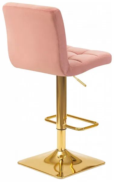 Стул барный GOLDIE пудрово-розовый велюр MJ9-32 фото 5