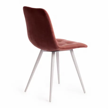 Стул CHILLY (mod. 7095-1) Коралловый, белый фото 3