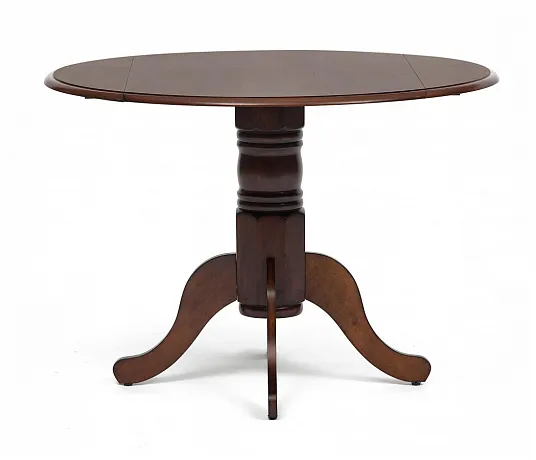 Cтол обеденный CLIFF (mod. 4242PE-30 OAK-T/B) дерево гевея, МДФ, D 107 х 76 см, дуб