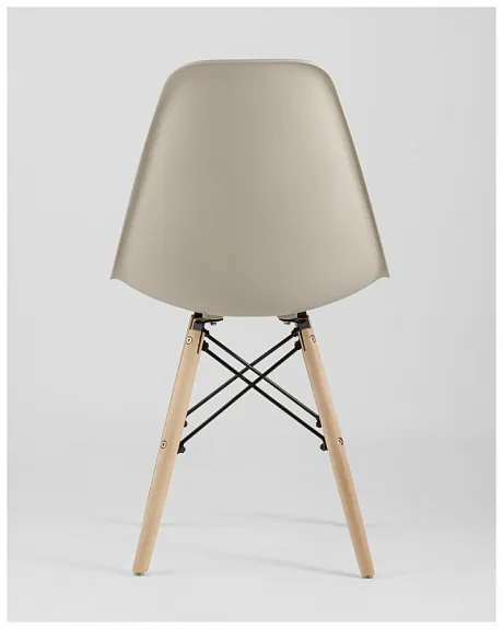 Стул Eames Style DSW бежевый x4 (разборный каркас) фото 10