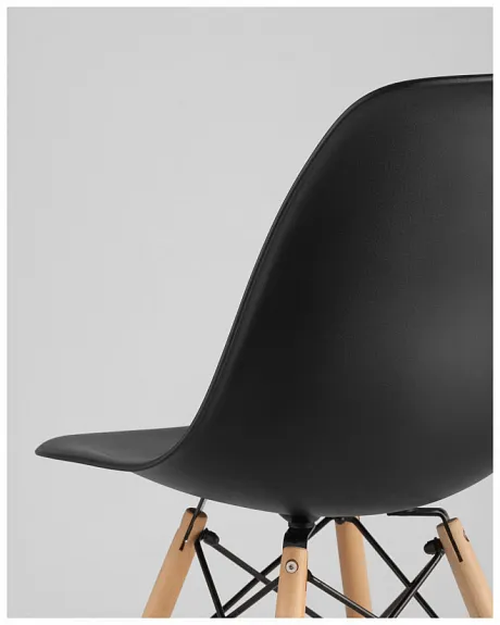 Стул Eames Style DSW черный (разборный каркас) фото 10