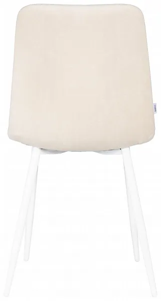 Стул CHILLY ROMBO Бежевый Simple 44, основание белое фото 6
