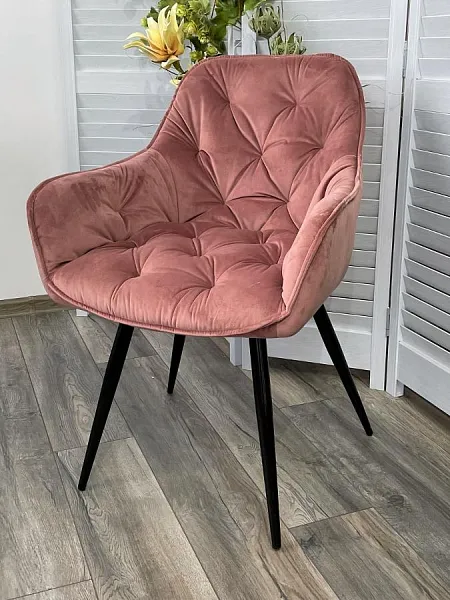 Стул HOLLA BLUVEL-52 PINK, велюр фото 5