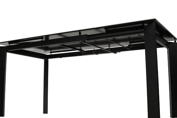 Стол CORNER 120 MATTE STATUARIO Белый мрамор матовый керамика, стекло/ черный каркас, ®DISAUR фото 9