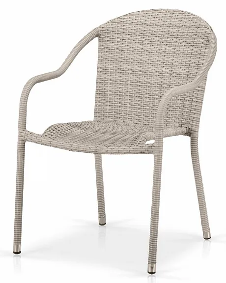 Плетеное кресло AFM-318G-Light Grey