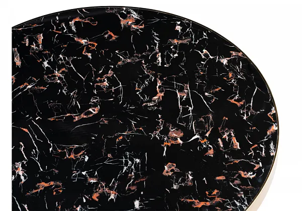 Стол Selina 80х72 black / gold фото 4