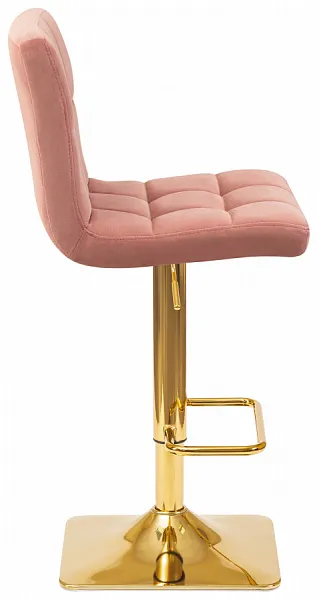 Стул барный GOLDIE пудрово-розовый велюр MJ9-32 фото 4