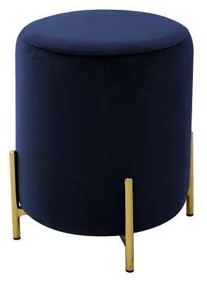 Пуф RICE BLUVEL-86 NAVY BLUE / GOLD