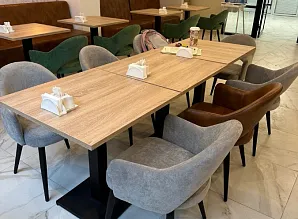 Барная стойка и мебель для кафе в СМ Клиника Фото 22
