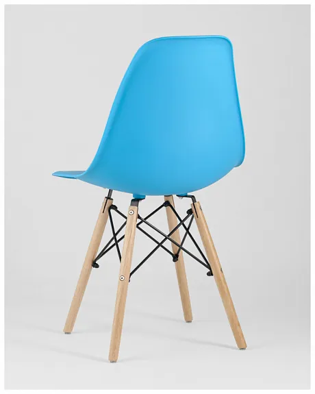 Стул Eames Style DSW бирюзовый x4 (разборный каркас) фото 9